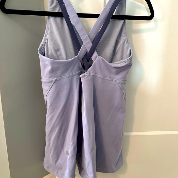 Lululemon Stash N Run Tank Size 6 *Medium Support For B/C Cup Dusty Dawn - Picture 4 of 7